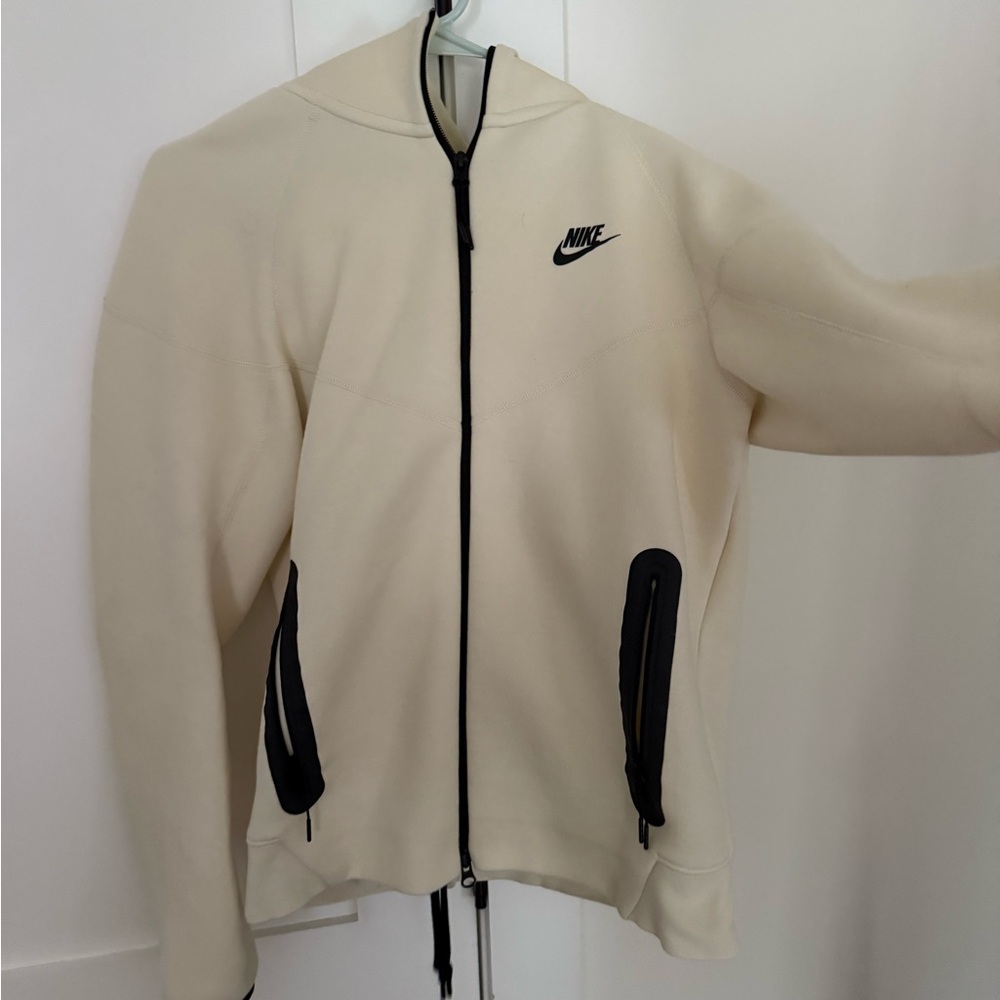 Men’s Nike Tech Suit Cream Zip-Up Hoodie